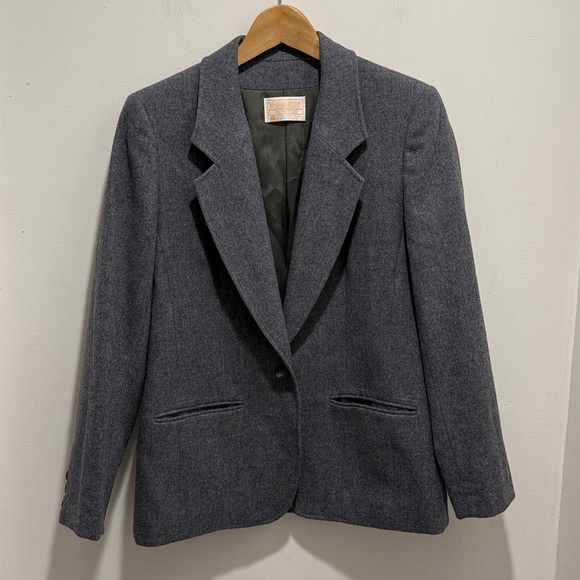Pendleton Gray Wool Jacket Women’s Size 8 - Picture 6 of 7